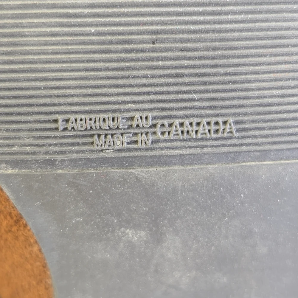 Vintage Brown Suede Western Boho Boots | Metal Toe Caps | Made In Canada | 6/6.5 - Picture 8 of 8